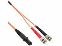 InLine 87352 LWL Duplex Kabel, MTRJ/ST, 50/125µm, OM2, 2m