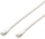 Equip Patchkabel RJ45 S/FTP Cat6A 0.50m Weiss (SSTP) PIMF HF Polybeutel