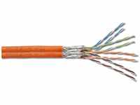 DIGITUS Verlege-Kabel Cat-7 S-FTP - 100-m Duplex Kabelring - AWG 23/1 - LAN