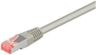 Wentronic CAT6 SSTP Netzwerkkabel (2x RJ45, 1m) grau