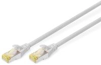 DIGITUS LAN Kabel Cat 6A &ndash; 5 m &ndash; S/FTP Geschirmt &ndash; Grau | 10 Gbit/s &ndash; PoE++