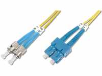 DIGITUS DK-2912-03 – Glasfaserkabel OS2 – 3 m – ST zu SC – Duplex LWL Kabel