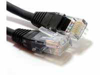 kenable Schwarz Netzwerk Ethernet RJ45 Cat5E-CCA UTP Patchkabel 26AWG Kabel