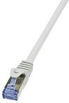 Logilink CQ3042S CAT6A S/FTP Patch Kabel PrimeLine AWG26 PIMF LSZH grau 1,50m
