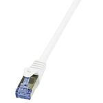 Logilink CQ3071S CAT6A S/FTP Patch Kabel PrimeLine AWG26 PIMF LSZH wei&szlig; 5,00m
