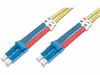 DIGITUS DK-2933-03 – Glasfaserkabel OS2 – 3 m – LC zu LC – Duplex LWL Kabel