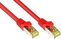 Good Connections RJ45 Ethernet LAN Patchkabel mit Cat. 7 Rohkabel und Rastnasenschutz