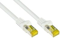 Good Connections RJ45 Ethernet LAN Patchkabel mit Cat. 7 Rohkabel und Rastnasenschutz