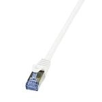 LogiLink CQ4111S Patchkabel Kat.7 600MHz S/FTP in wei&szlig; 20 m