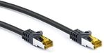 Goobay 91608 RJ45 Patchkabel CAT 6A S/FTP (PiMF) mit CAT 7 Rohkabel / 500 MHz