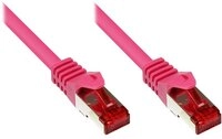 Good Connections Patchkabel, Cat. 6, S/FTP, PiMF, PVC, 250MHz, Magenta, 5m