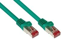 Good Connections Patchkabel, Cat. 6, S/FTP, PiMF, PVC, 250MHz, gr&uuml;n, 2m