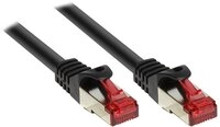 Good Connections Patchkabel, Cat. 6, S/FTP, PiMF, PVC, 250MHz, schwarz, 2m
