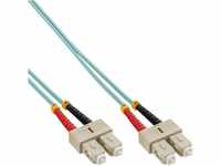 InLine 83515O LWL Duplex Kabel, SC/SC, 50/125µm, OM3, 15m