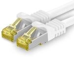 1aTTack.de CAT 7 LAN Kabel 5m 10Gbps Netzwerkkabel S/FTP (1 St&uuml;ck Wei&szlig;) | 1m 2m 3m