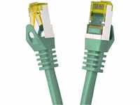 BIGtec LAN Kabel 3m Netzwerkkabel CAT7 Ethernet Internet Patchkabel CAT.7 grün