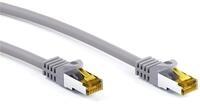 Goobay 91621 RJ45 Patchkabel CAT 6A S/FTP (PiMF) mit CAT 7 Rohkabel / 500 MHz