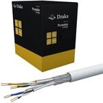 Draka Netzwerkkabel Verlegekabel LAN Kabel 350m Reelex-Box Cat 7 S/FTP PiMF LSZH