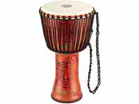 Meinl Percussion 30cm Rope Tuned Travel Series Djembe Trommel - mit Ziegenfell -