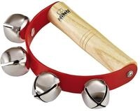 Nino Percussion Sleigh Bell Instrument - Schlittenglocken Musikinstrument f&uuml;r Kinder