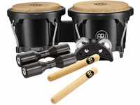 Meinl Percussion Bongos Percussion Set - Mit Bongos, Shaker, Fußtamburin und 1 Paar