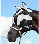 Bucas Buzz Off Zebra Fly Mask - S