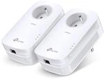 TP-Link TL Adapter-Set CPL wei&szlig; CPL, TL-PA8015PKIT, 1200 Mbps (Super Rapide) + Prise