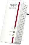 FRITZ!Powerline 1260 Single-Adapter (1.200 MBit/s, WLAN-Access Point, ideal f&uuml;r