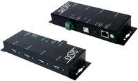 Exsys EX-6002 Multifunktions USB 2.0 Printserver, 4 x USB-A Kupplung