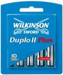 Wilkinson Sword Duplo II Plus Rasierklingen f&uuml;r Herren Rasierer mit Aloe Vera Strip,