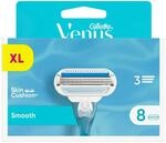 Gillette Venus Smooth Rasierklingen Damen mit Feuchtigkeitsstreifen f&uuml;r Hautschutz,