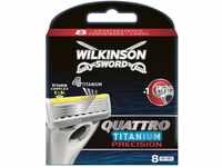 Wilkinson Sword Quattro Titanium Precision Rasierklingen Klingen, für Herren