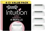 Wilkinson Sword Intuition 2-in-1 Ultra Moisture Rasierklingen f&uuml;rdie Damenrasur,