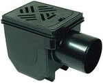 KESSEL Kellerablauf Drehfix DN 100 Typ 5-27301 Schlitzrost Kunststoff schwarz 