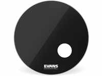Evans BD22RB Bass Drum Resonanzfelle, schwarz, 12,7 cm (5 Zoll) Loch 55,8 cm (22