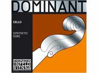 Thomastik Einzelsaite für Cello 1/2 Dominant - D-Saite Nylonkern, Chrom umsponnen,