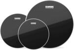 Evans ETP-CHR-F Fellset Black Chrome Serie f&uuml;r Toms mit 25,4 cm (10 Zoll), 30,5 cm