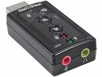 InLine 33051C USB Audio Soundkarte, mit virtuellem 7.1 Surround Sound