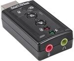 InLine 33051C USB Audio Soundkarte, mit virtuellem 7.1 Surround Sound