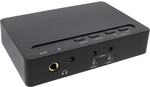 InLine 66670B USB 2.0 SoundBox 7.1, 48KHz / 16-bit, mit Toslink Digital IN / OUT
