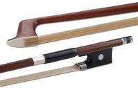 GEWA Violinbogen Massaranduba Student 4/4 Naturhaar, kantige Stange, Ebenholzfrosch