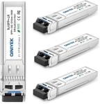 QINIYEK (4er Pack 10GBase-LR SFP+ Transceiver, 10G Singlemode SFP+ LC-Modul f&uuml;r