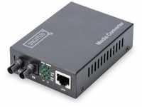 DIGITUS Medienkonverter - Multimode - Gbit Ethernet - RJ45 / ST - 850nm...