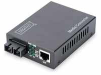 DIGITUS Medienkonverter - Multimode - Fast Ethernet - RJ45 / SC - 1310nm Wellenlänge