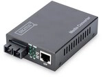 DIGITUS Medienkonverter - Multimode - Fast Ethernet - RJ45 / SC - 1310nm Wellenl&auml;nge