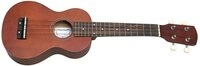 GEWA Sopran Ukulele Almeria &ndash; rotbraun &ndash; Linde-Korpus &ndash; Mattlack &ndash; 350 mm
