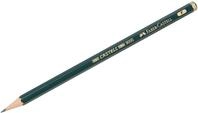 FABER-CASTELL 119010 - Bleistift Castell 9000, H&auml;rtegrad F, 1 St&uuml;ck