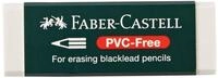 Faber-Castell 188121 - Radierer 7081 N PVC-Free, Kunststoff, wei&szlig;