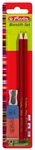 Herlitz Bleistift-Set: 2 Bleistifte aus FSC Holz, 1 Radierer und Anspitzer,
