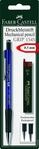 FABER-CASTELL - Druckbleistift GRIP 1345 0,5 mm mit 12 Minen | Mit Grip-Zone,